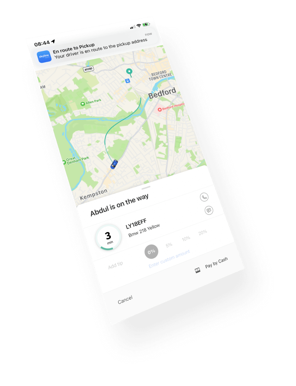 Track your taxi