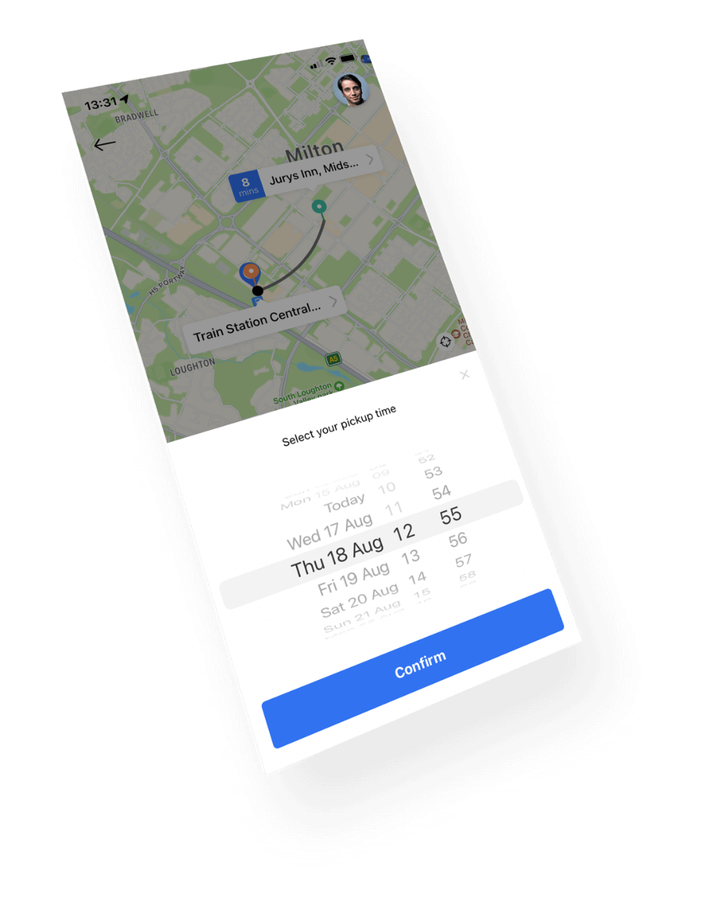 Milton Keynes Taxi Booking App
